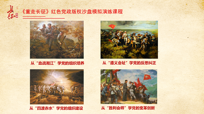 《重走長征》紅色黨建沙盤課程